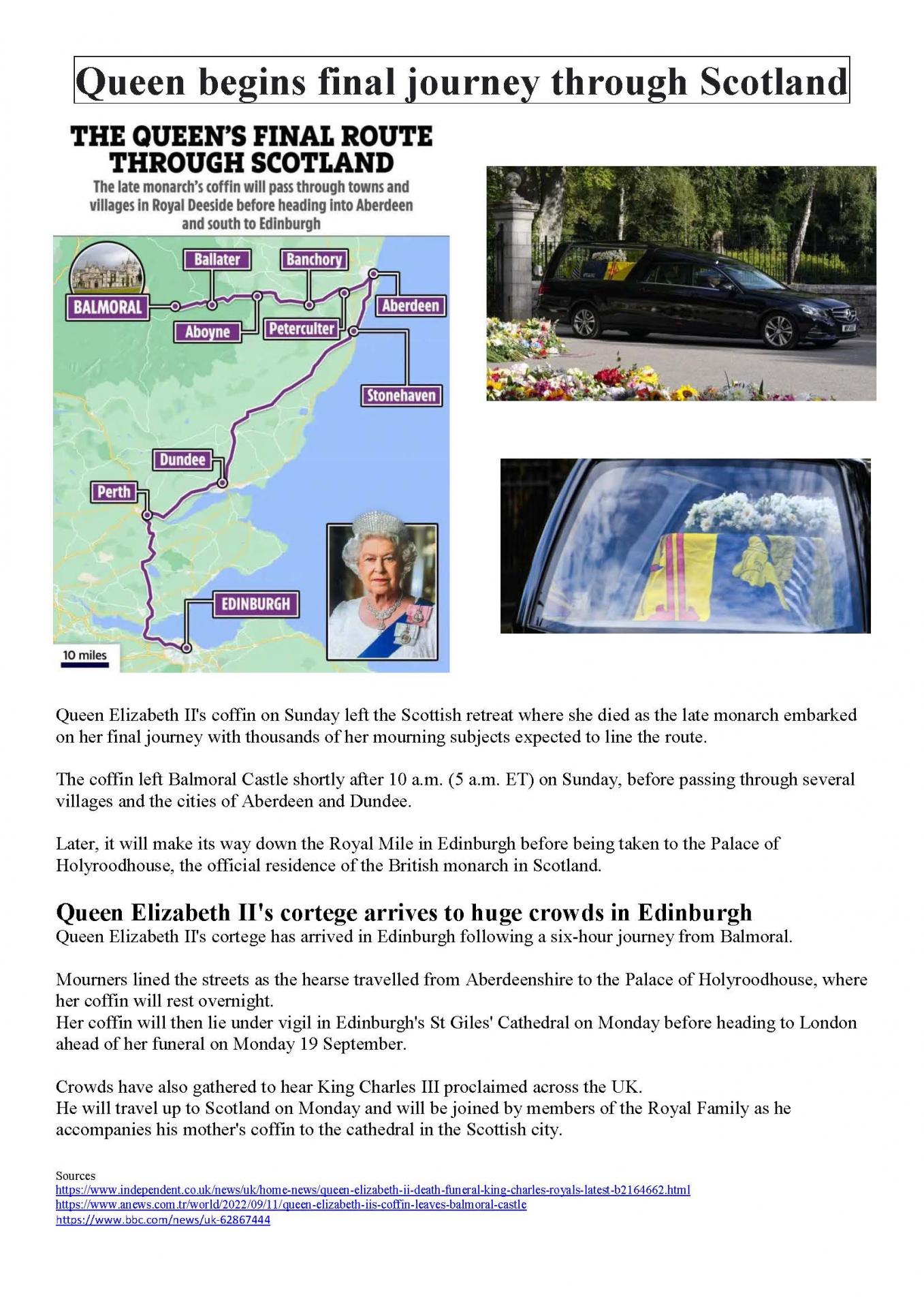 3fgb orleans queen begins final journey through scotland