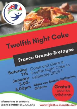 Affiche fgb twelfth night cake party