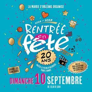 Affiche rentree en fete icone 2023