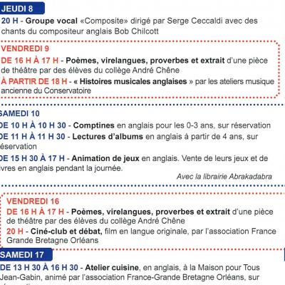 Programme fleury les aubrais