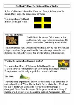 Saint david day march 1st page 1